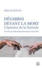 Image for Desarroi Devant La Mort: L&#39;epreuve De La Finitude. A La Lumiere De L&#39;anthropologie Philosophique De Paul Tillich
