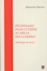 Image for Pelerinages Pour Cythere Au Siecle Des Lumieres.
