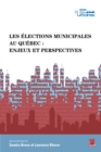 Image for Les Elections Municipales Au Quebec: Enjeux Et Perspectives