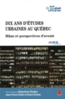 Image for Dix ans d&#39;etudes urbaines au Quebec