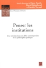 Image for Penser les institutions