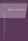 Image for Striges en tous genres: Etudes de genre.