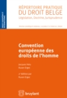 Image for Convention Europeenne Des Droits De L&#39;homme