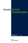 Image for Annales du droit luxembourgeois : Volume 23 - 2013.