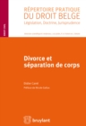 Image for Divorce Et Separation De Corps