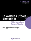 Image for Le nombre a l&#39;ecole maternelle: Une approche didactique