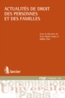 Image for Actualites De Droit Des Personnes Et Des Familles