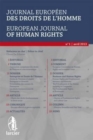 Image for Journal Europeen Des Droits De L&#39;homme / European Journal of Human Rights 2013/1