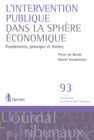 Image for L&#39;intervention Publique Dans La Spere Economique: Fondements,principes Et Limites