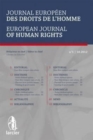 Image for Journal Europeen Des Droits De L&#39;homme / European Journal of Human Rights 2013/3