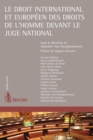 Image for Le Droit International Et Europeen Des Droits De L&#39;homme Devant Le Juge National