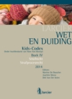 Image for Wet &amp; Duiding Kids-codex Boek Iv: Strafrecht En Strafprocesrecht - Tweede Bijgewerkte Editie