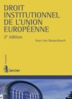 Image for Droit institutionnel de l&#39;Union europeenne