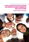 Image for L&#39;evaluation Psychologique En Contexte Multilingue Et Multiculturel