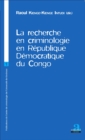Image for La recherche en criminologie en Republique Democratique du Congo
