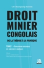 Image for Droit minier congolais: De la theorie a la pratique. Exploitation artisanale des substances minerales