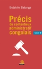 Image for Precis du contentieux administratif congolais Tome 2