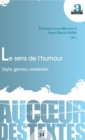 Image for Le sens de l&#39;humour: Style, genres, contextes