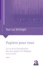 Image for Papiers pour tous: Le cas de la Coordination des sans-papiers de Belgique (2014-2020)
