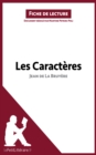 Image for Les Caracteres de Jean de La Bruyere (Fiche de lecture)