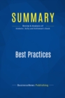 Image for Summary: Best Practices - Robert Hiebeler, Thomas Kelly and Charles Ketteman: Building Your Business With Customer-Focused Solutions