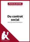 Image for Du Contrat social de Rousseau (Fiche de lecture)