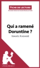 Image for Qui a ramene Doruntine ? d&#39;Ismail Kadare (Fiche de lecture)