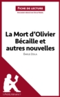 Image for La mort d&#39;Olivier Becaille et autres nouvelles de Zola (Fiche de lecture)