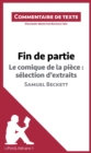 Image for Fin de partie de Beckett - Le comique de la piece : selection d&#39;extraits: Commentaire de texte