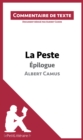Image for La Peste de Camus - Epilogue: Commentaire de texte
