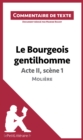 Image for Le Bourgeois gentilhomme de Moliere - Acte II, scene 1: Commentaire de texte