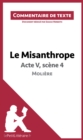 Image for Le Misanthrope de Moliere - Acte V, scene 4: Commentaire de texte