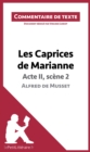 Image for Les Caprices de Marianne de Musset - Acte II, scene 2: Commentaire de texte
