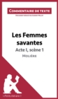 Image for Les Femmes savantes de Moliere - Acte I, scene 1: Commentaire de texte