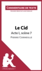 Image for Le Cid de Corneille - Acte I, scene 7: Commentaire de texte