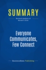 Image for Summary: Everyone Communicates, Few Connect - John C. Maxwell: What the Most Effective Leaders Do Differently