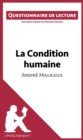 Image for La Condition humaine d&#39;Andre Malraux: Questionnaire de lecture