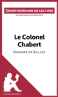 Image for Le Colonel Chabert de Balzac: Questionnaire de lecture