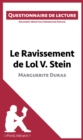 Image for Le Ravissement de Lol V. Stein de Marguerite Duras: Questionnaire de lecture