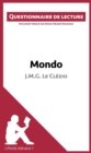 Image for Mondo de Jean-Marie Gustave Le Clezio: Questionnaire de lecture