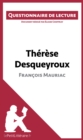 Image for Therese Desqueyroux de Francois Mauriac: Questionnaire de lecture
