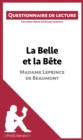 Image for La Belle et la Bete de Madame Leprince de Beaumont: Questionnaire de lecture