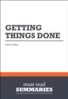 Image for Summary: Getting things done David Allen