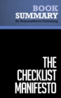 Image for Summary: The Checklist Manifesto - Atul Gawande: How to Get Things Right