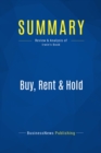 Image for Summary: Buy Rent and Hold - Robert Irwin