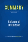 Image for Summary: Collapse of Distinction - Scott McKain