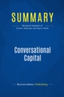 Image for Summary: Conversational Capital - Bertrand Cesvet, Tony Babinsky and Eric Alper