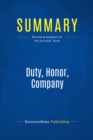 Image for Summary: Duty, Honor, Company - Gil Dorland and John Dorland