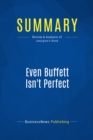 Image for Summary: Even Buffett Isn&#39;t Perfect - Vahan Janjigian