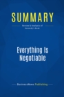 Image for Summary: Everything is Negotiable - Gavin Kennedy